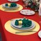 50 Pcs Round Paper Placemats Decorative Disposable Place Mats Table Mats for Dining Wedding Table Decoration Home Banquet New Years Festive Party Birthday Holiday (Gold)